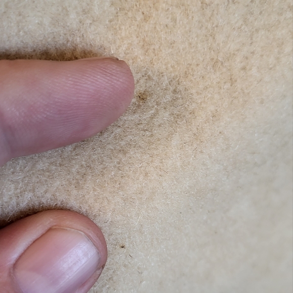 Vintage 40s Oriental by J.J. O'Donnell Beige Cashmere Swing Coat with Fur Collar - Picture 14 of 16